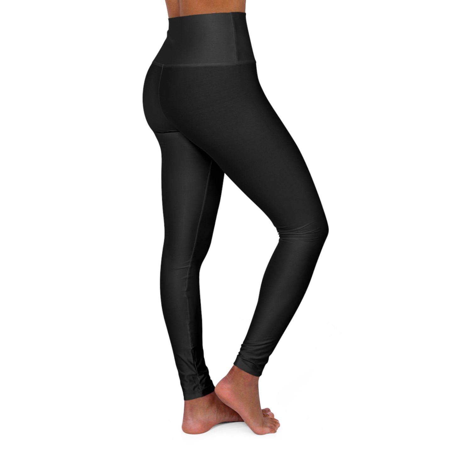High Waisted Yoga Leggings QUEEN HEART GRAPHIC