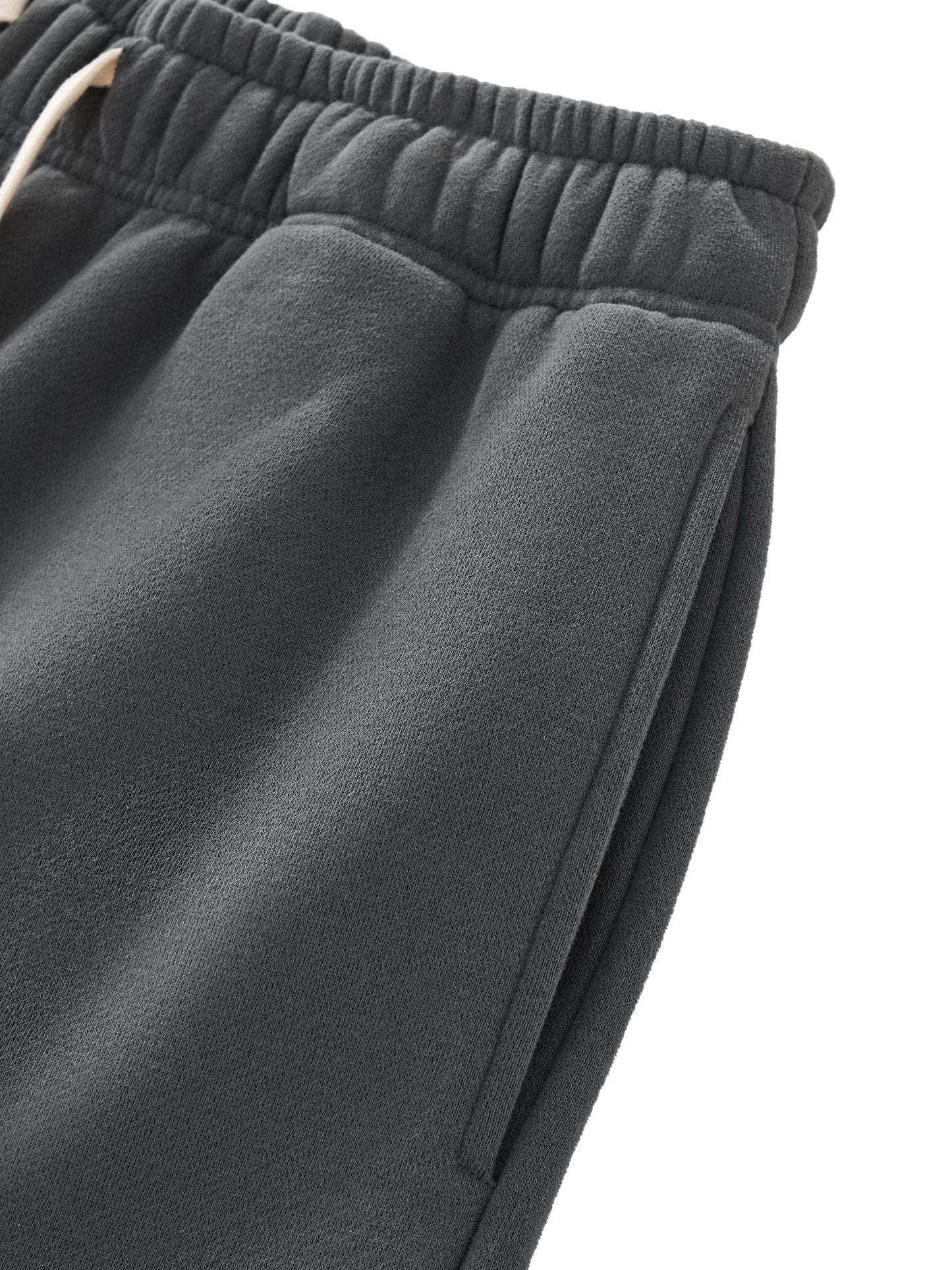 Relaxed Drawstring 3/4 Sweatpants