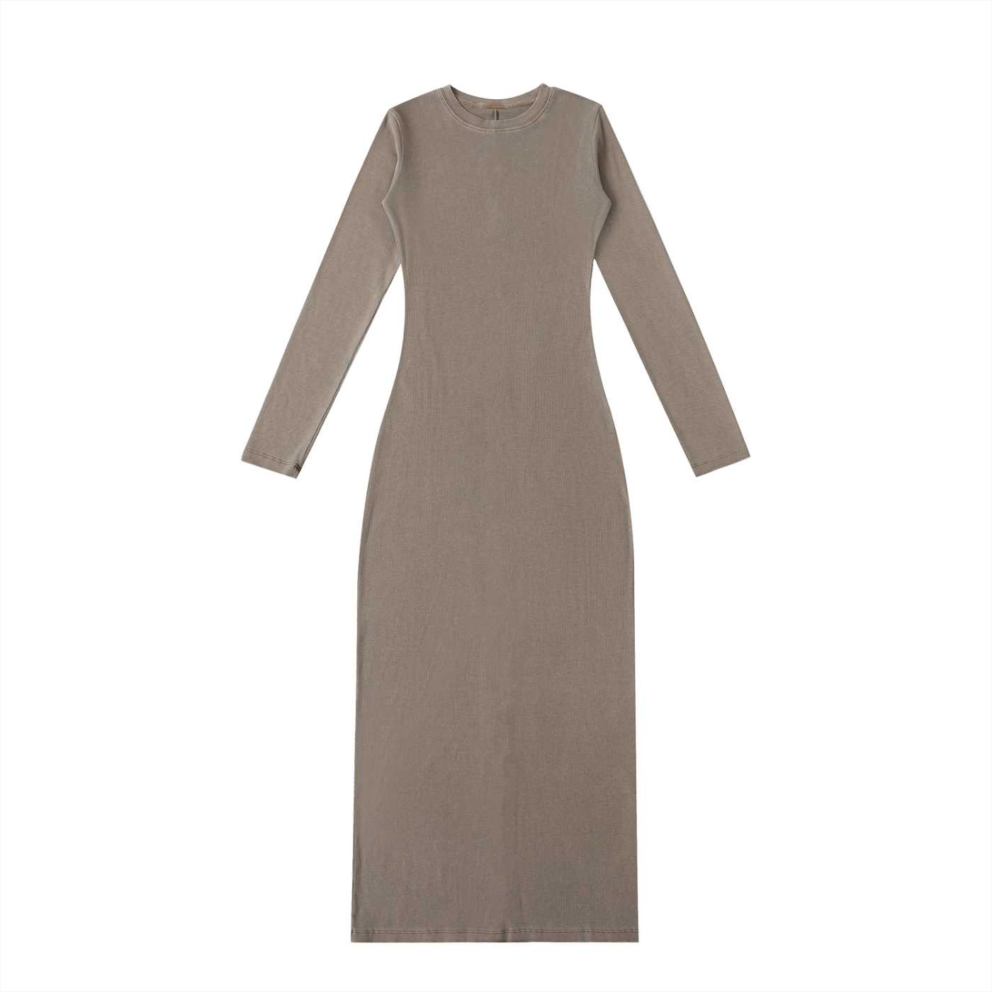 Dyed Washed Slit Maxi Dress