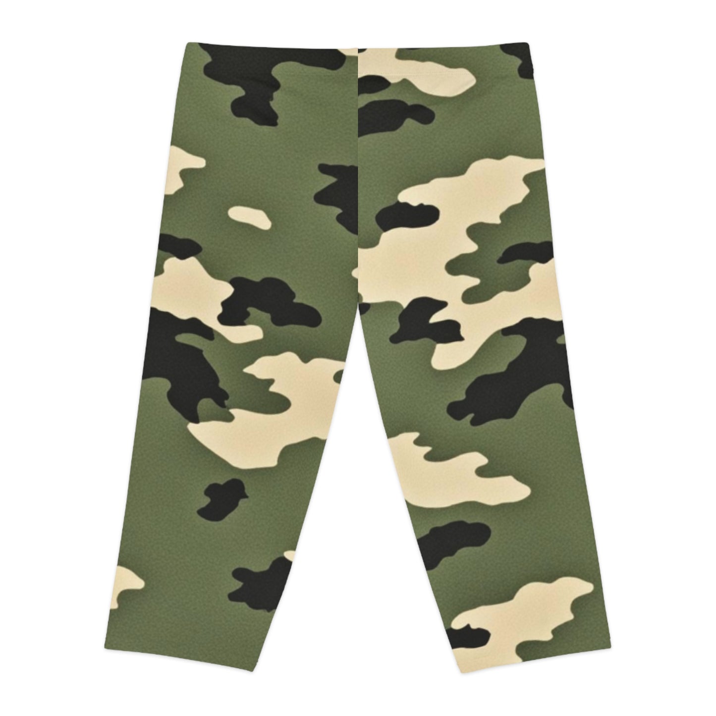 WOMENS CAMO CAPRI LEGGINGS