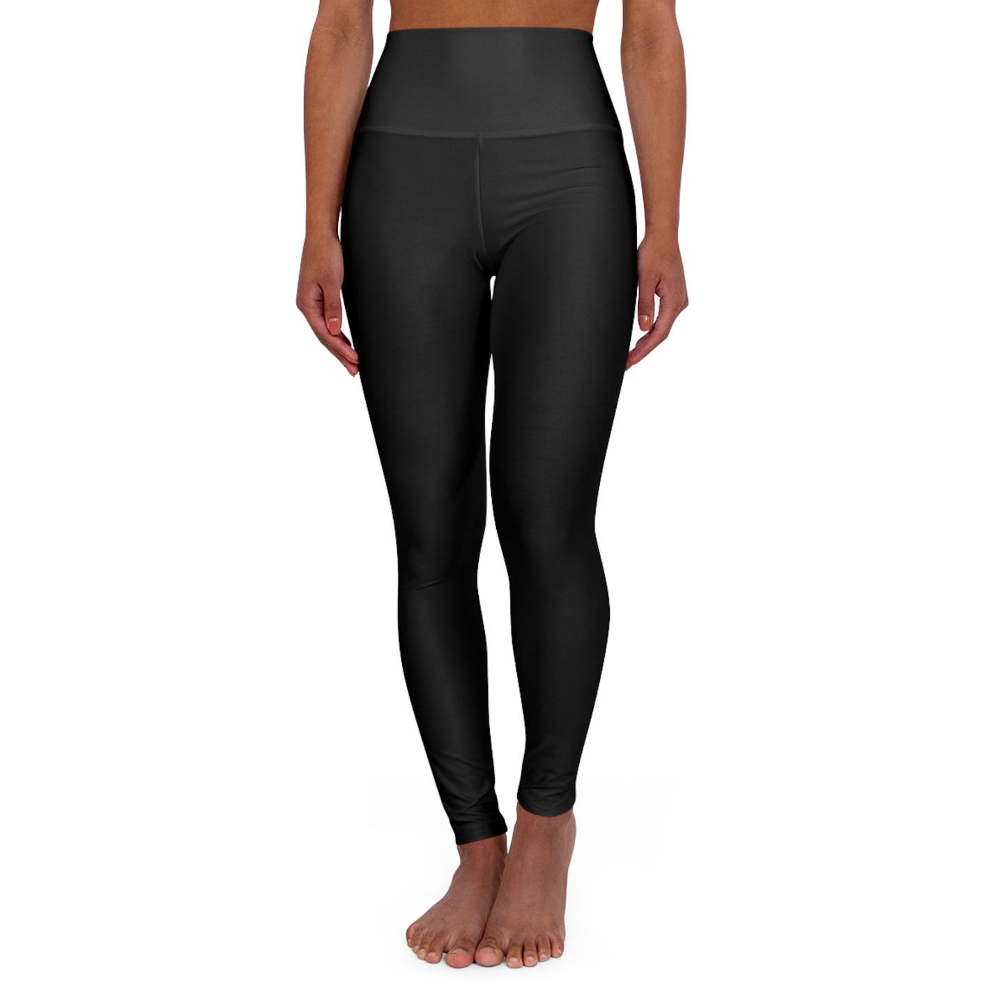 High Waisted Yoga Leggings QUEEN HEART GRAPHIC