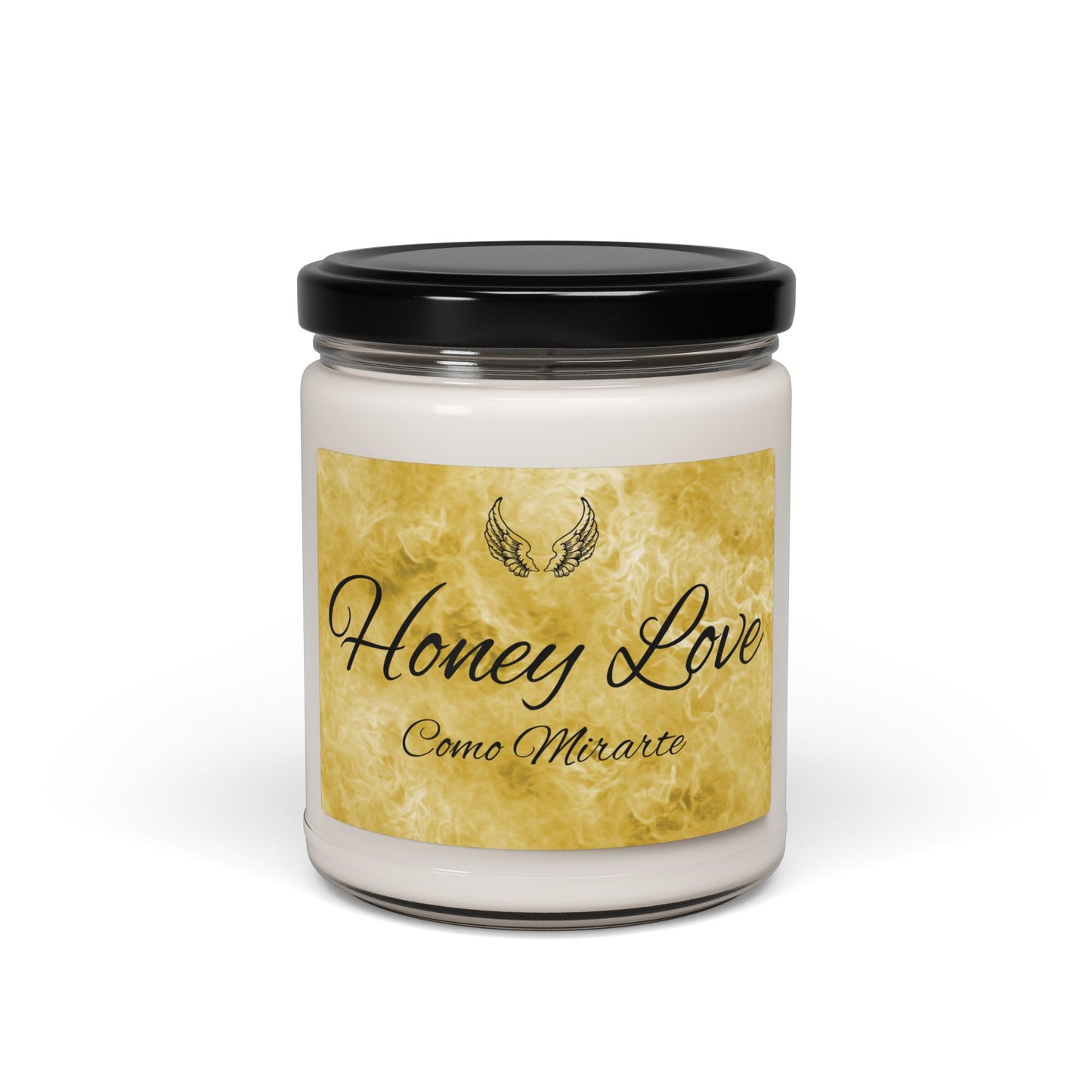 Honey Love Scented Soy Candle - 9oz Aromatherapy Candle for Relaxation and Home Decor