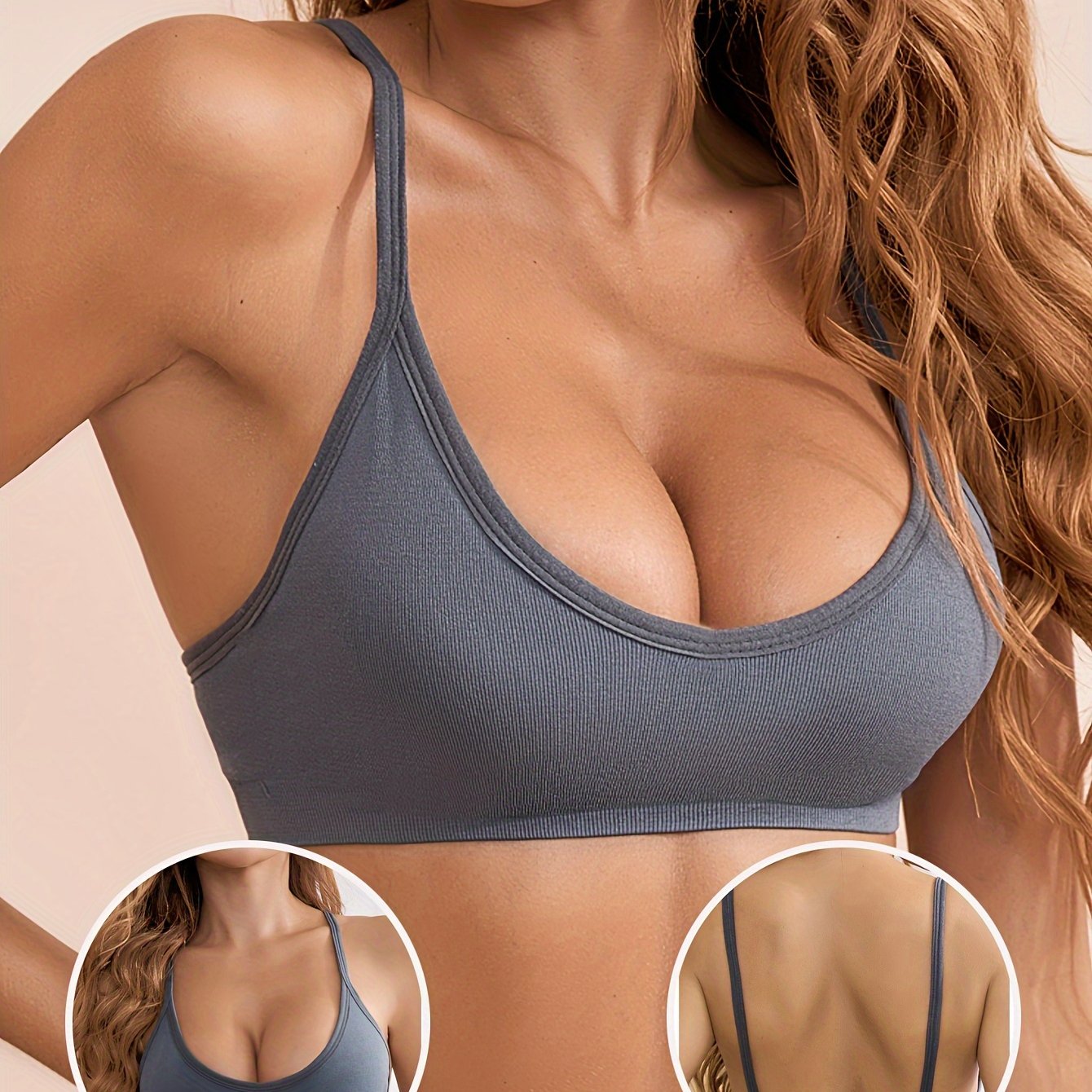 Sports Push Up Wireless Bra