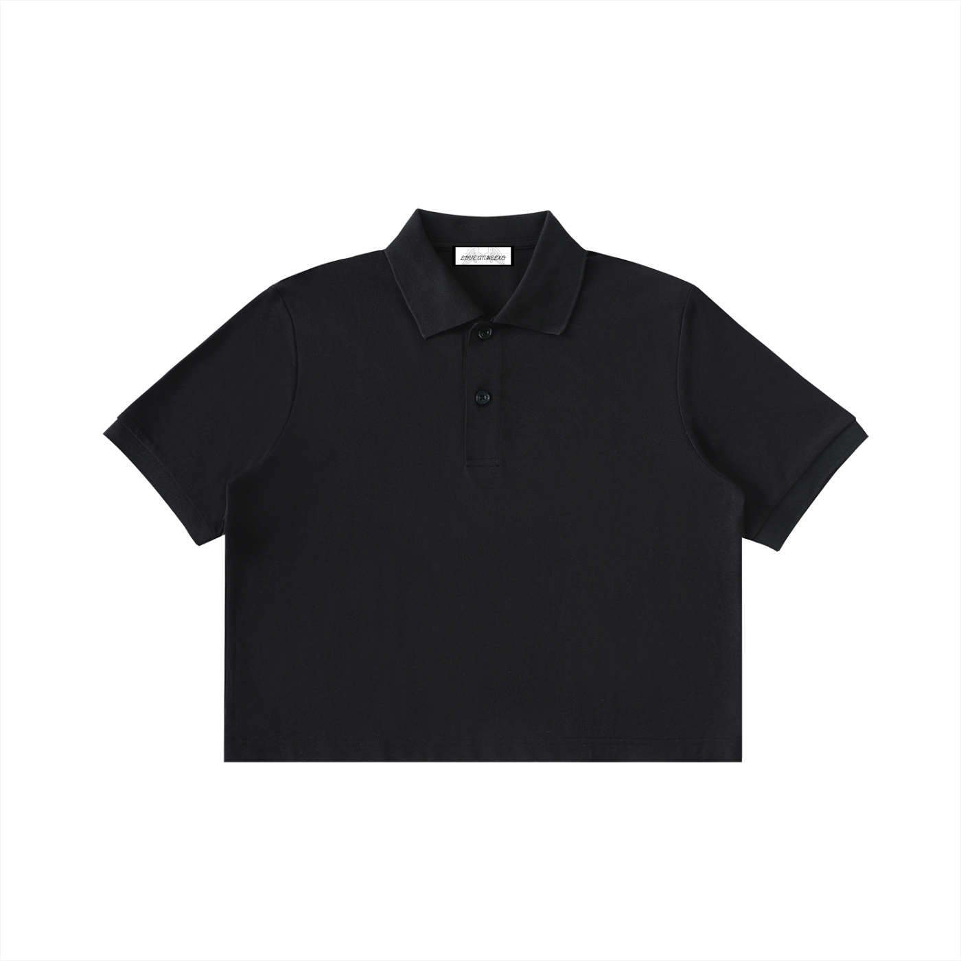 Essential Cropped Polo Shirt