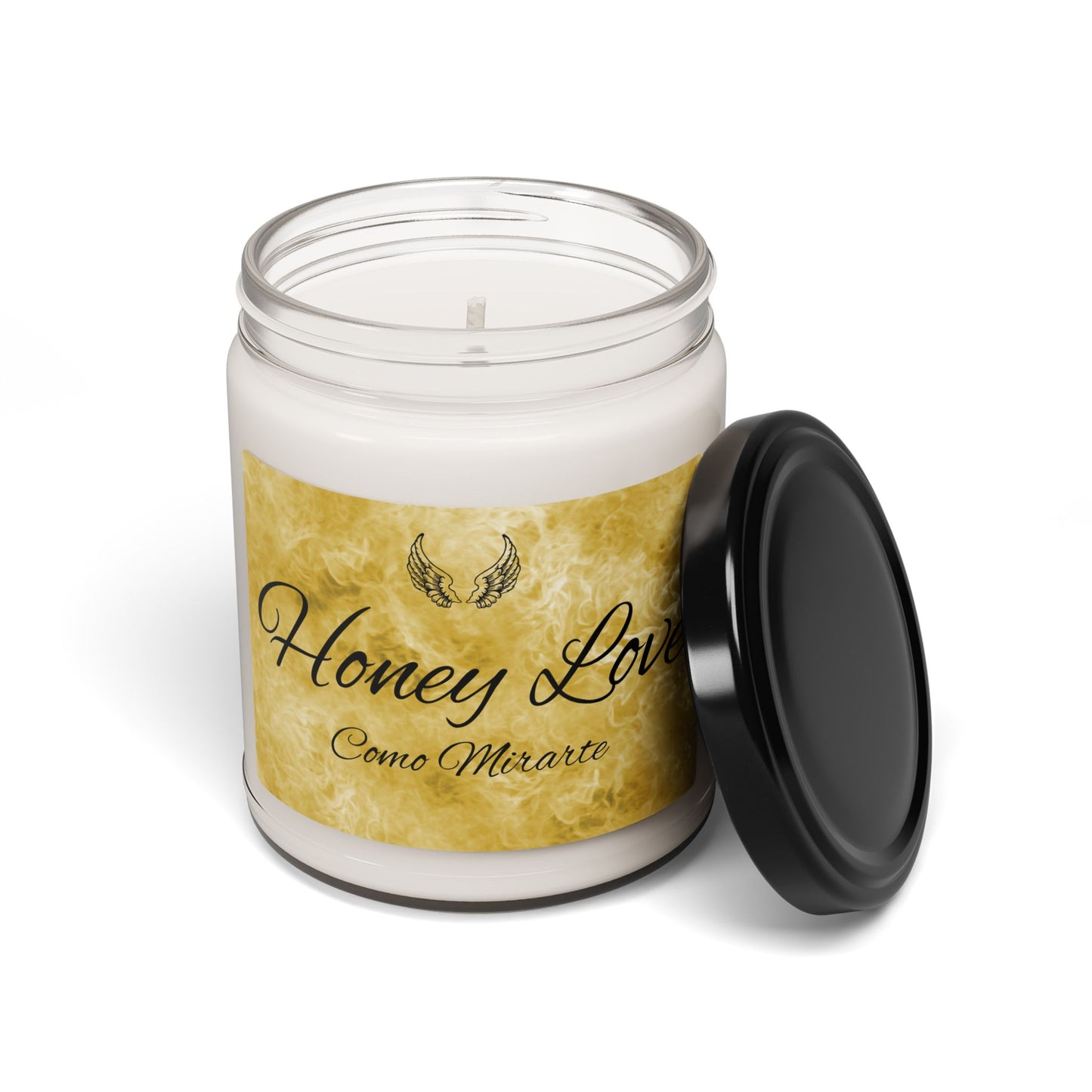 Honey Love Scented Soy Candle - 9oz Aromatherapy Candle for Relaxation and Home Decor