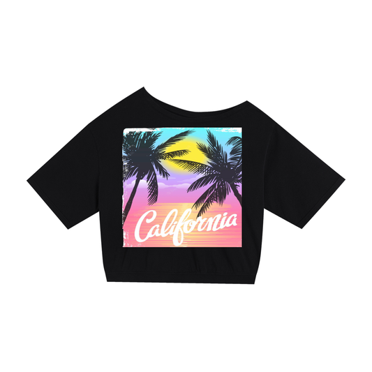 Asymmetric Shoulder Oversized Cotton T-Shirt