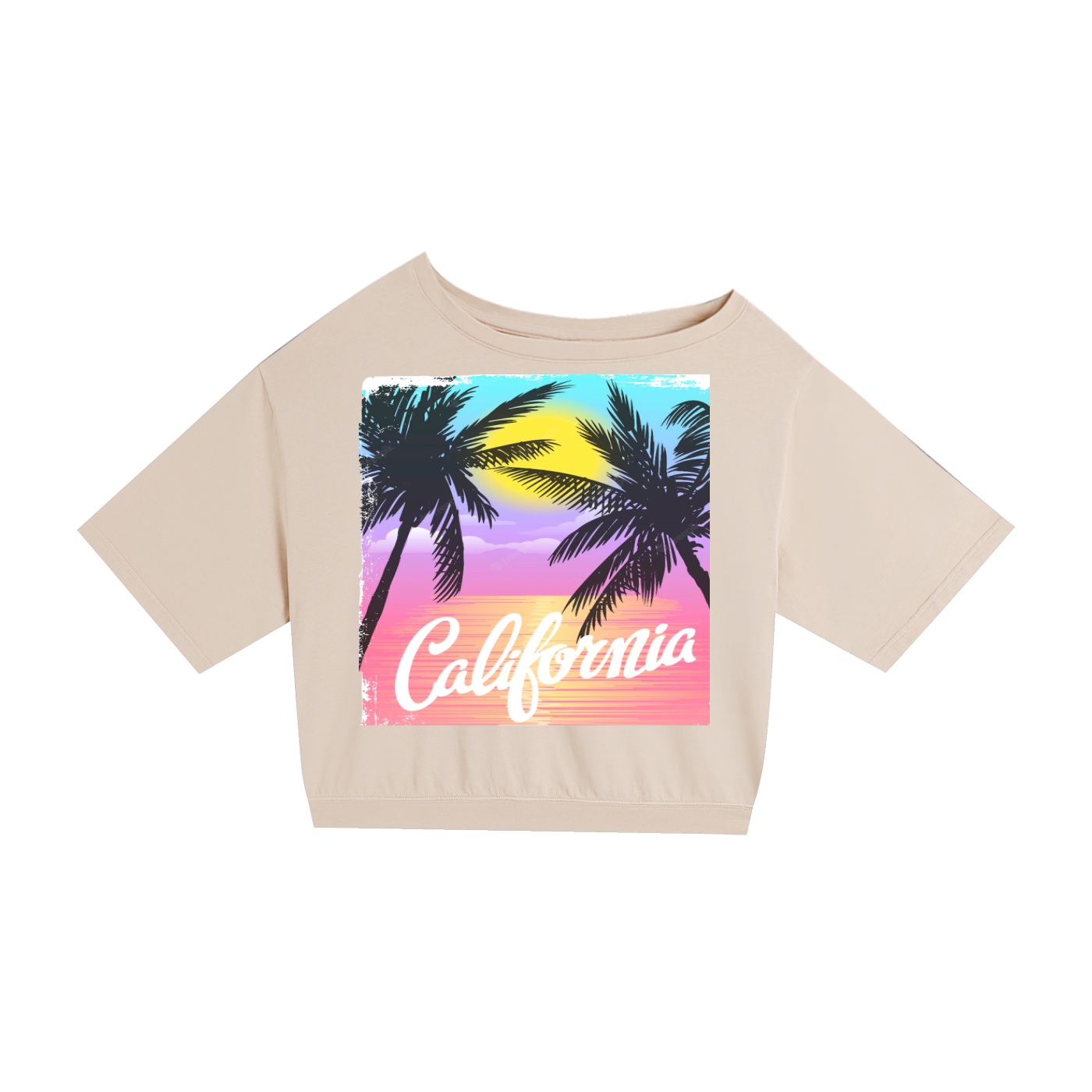 Asymmetric Shoulder Oversized Cotton T-Shirt