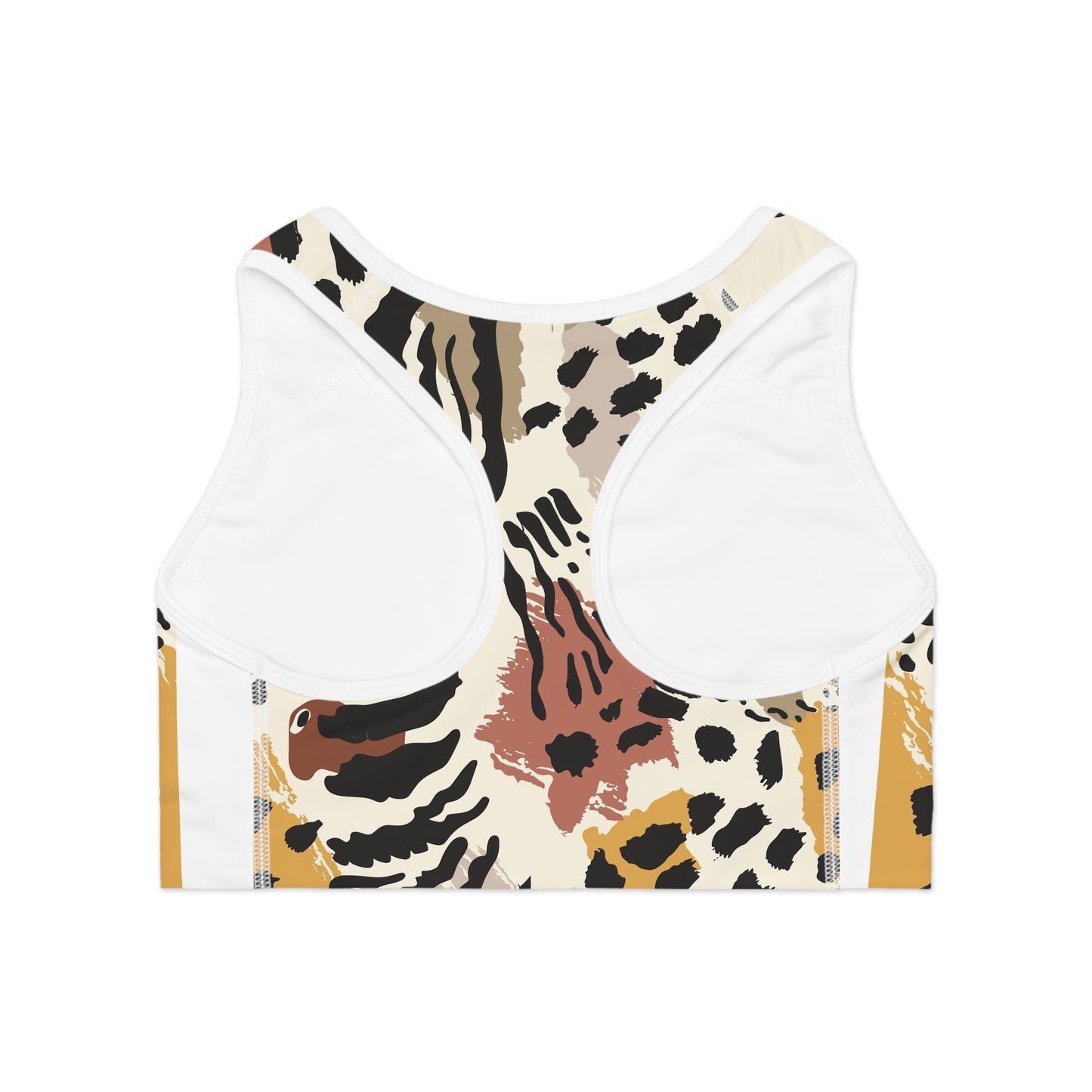 Wild Animal Print Sports Bra - Stylish Activewear for Comfort and Performance