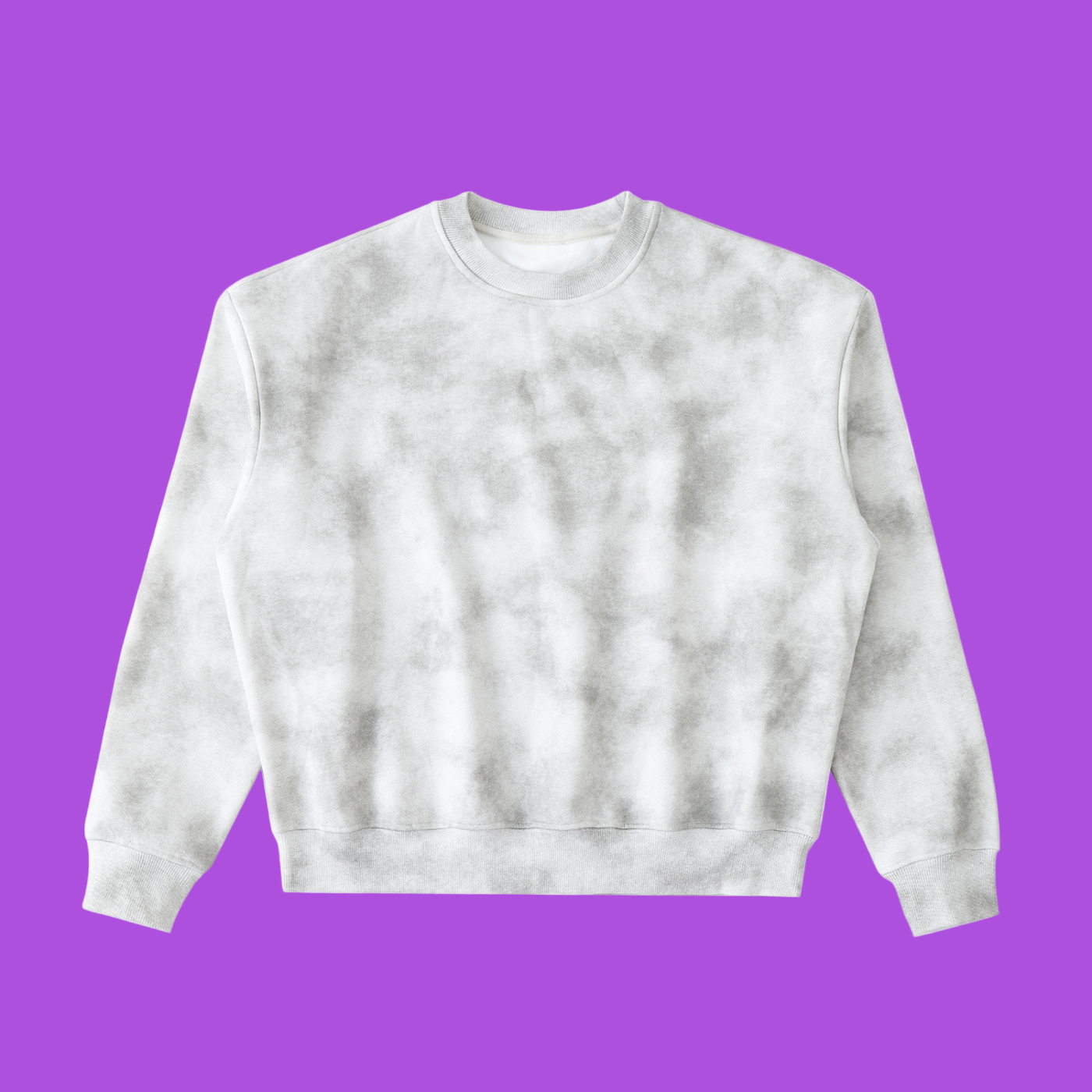 Dirty Washed Boxy Fleeced Sweatshirt