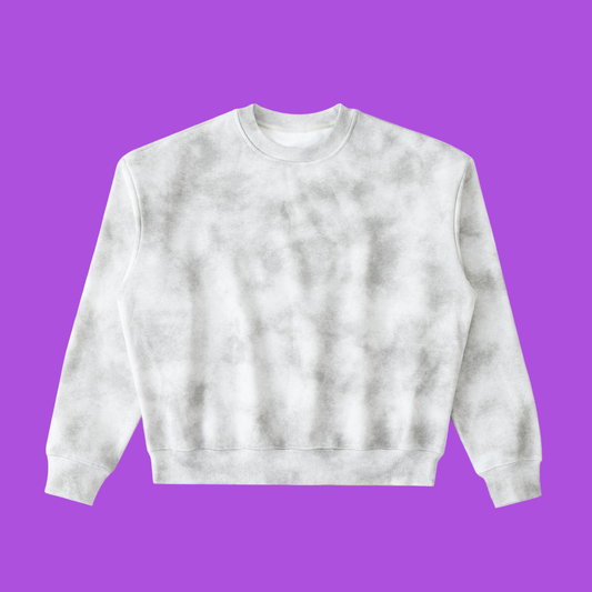 Dirty Washed Boxy Fleeced Sweatshirt