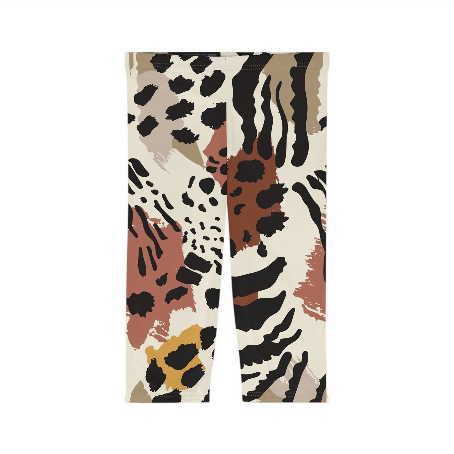 Wild Print Women’s Capri Leggings - Trendy & Stylish Activewear