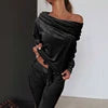 Femme Two Piece Velour Track Suit