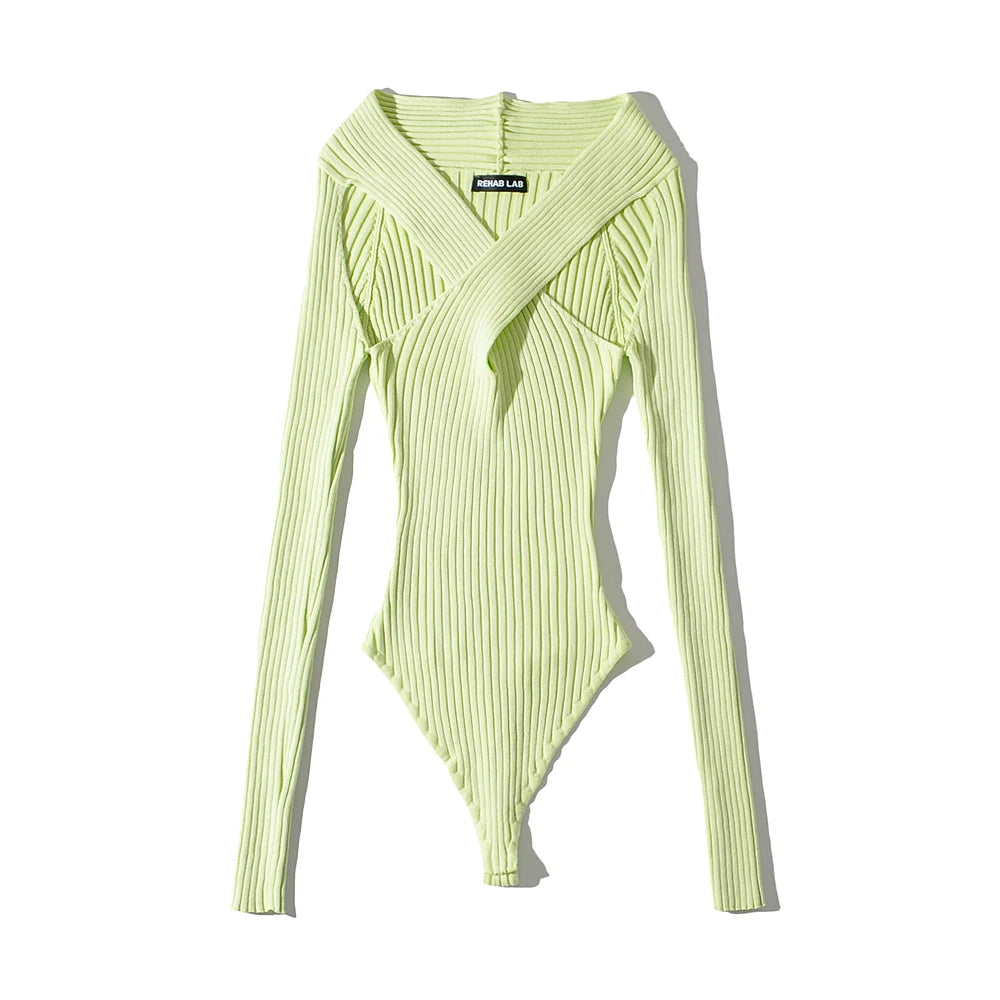 Front Hollow Out Women Fashion Sexy Bodysuit