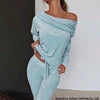 Femme Two Piece Velour Track Suit