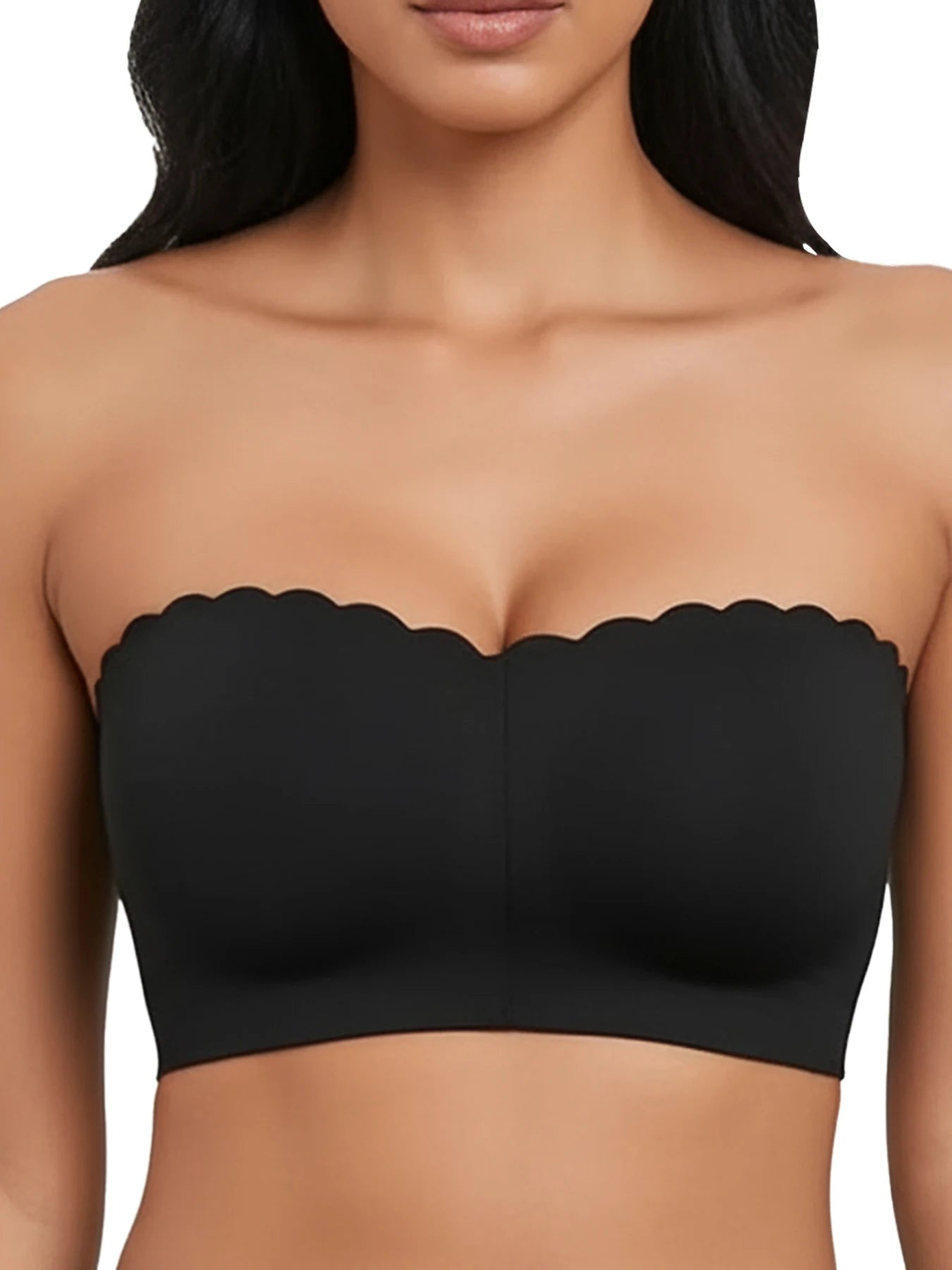Wireless Strapless,  Bandeau Bra  S-XL(includes clear straps)