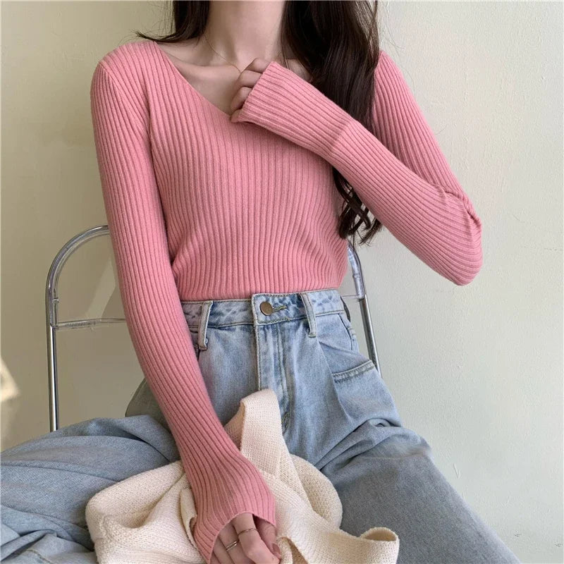 FEMME JERSEY PULLOVER SWEATER
