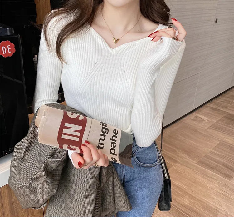 Slim V-Neck Sweater
