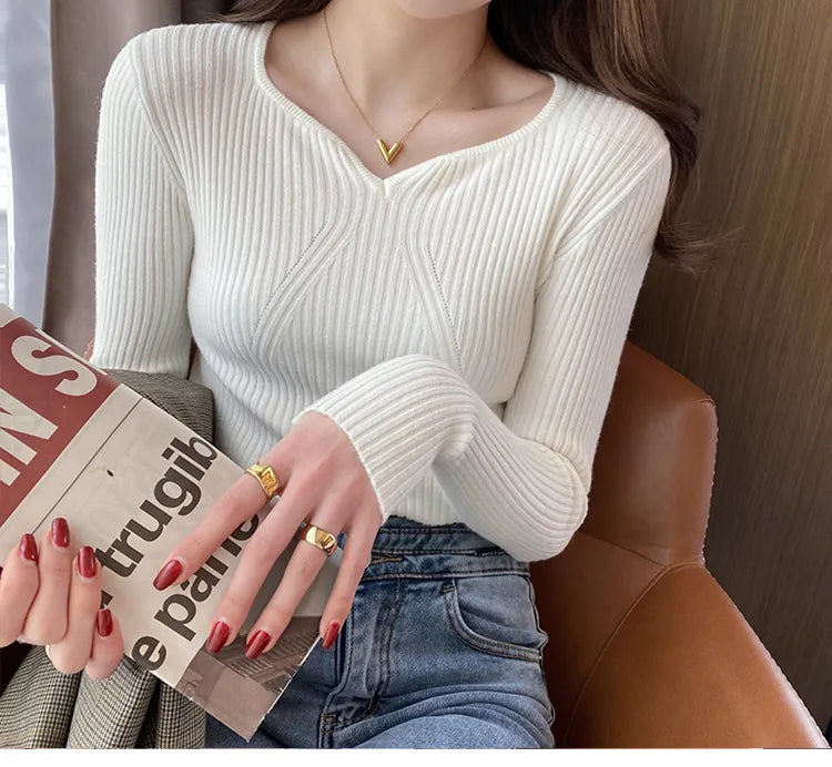 Slim V-Neck Sweater