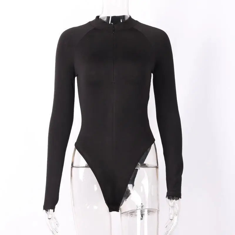 Sexy Long Sleeve Bodycon  Bodysuit