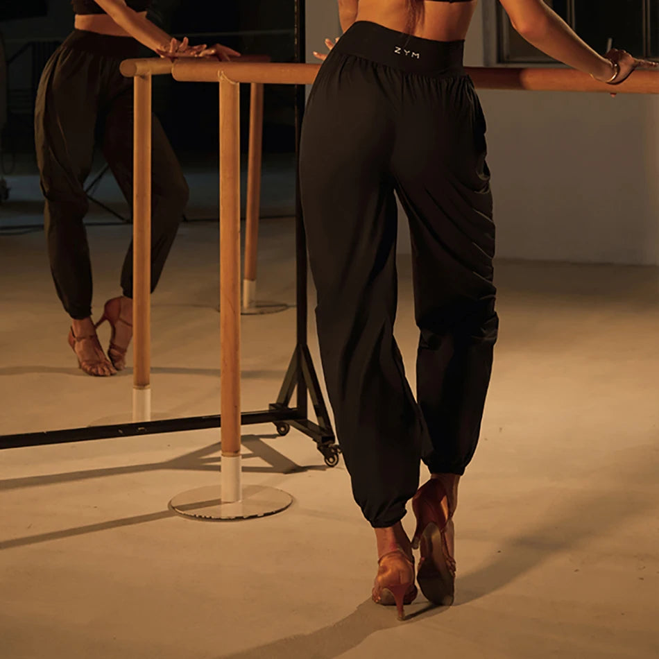 High Waist  Latin Dance Pants