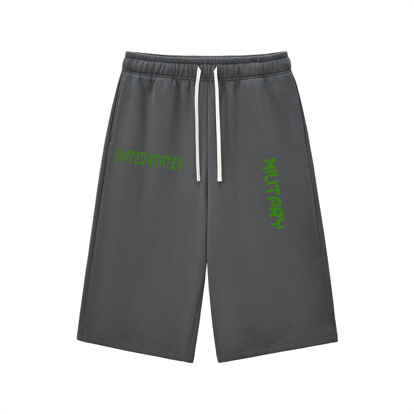 Relaxed Drawstring 3/4 Sweatpants