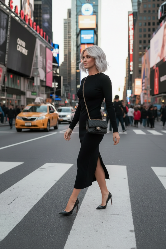 Dyed Washed Slit Maxi Dress