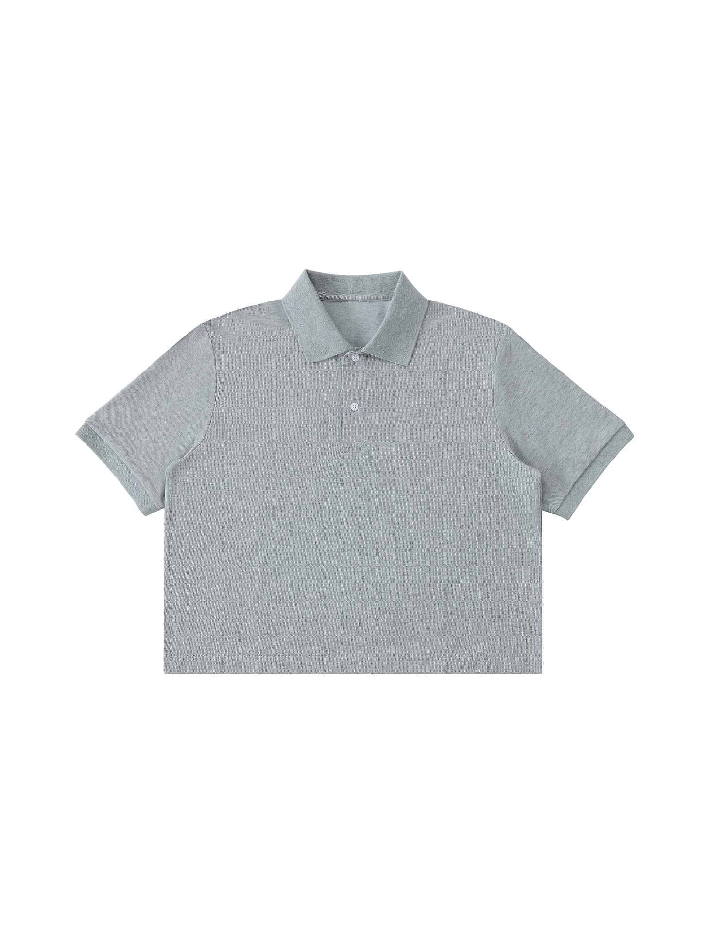 Essential Cropped Polo Shirt