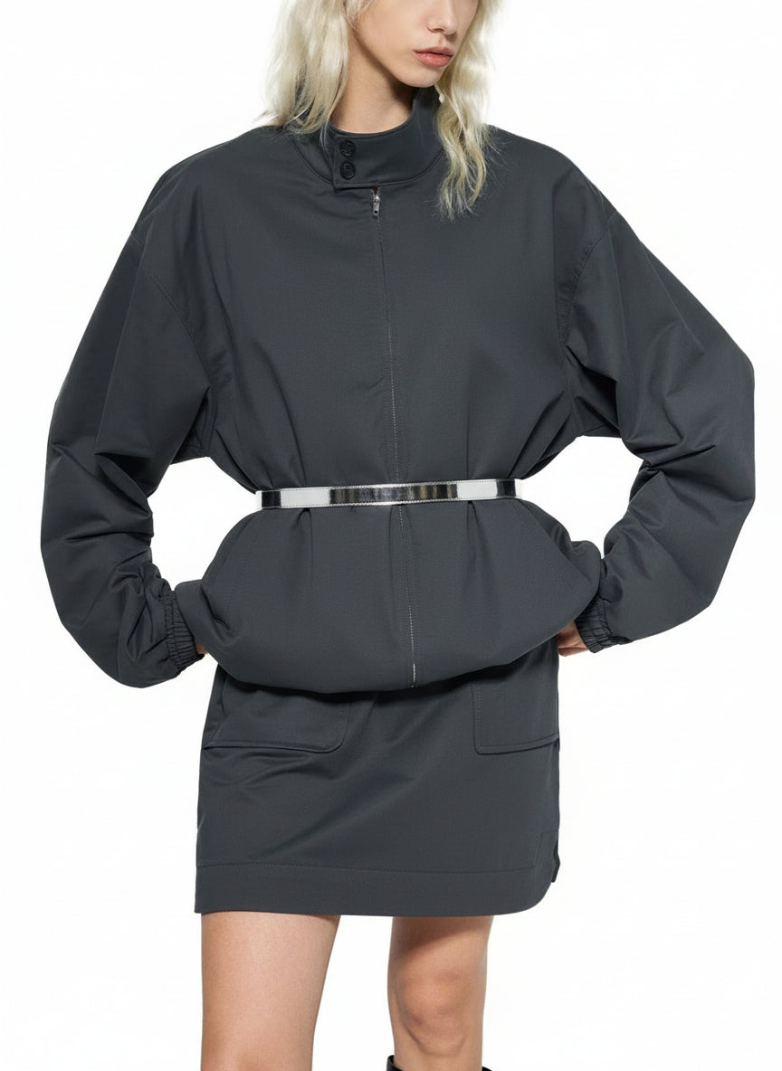 Stand Collar Bomber Jacket